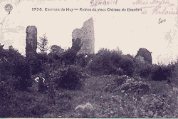 ruines du vieux château de Beaufort